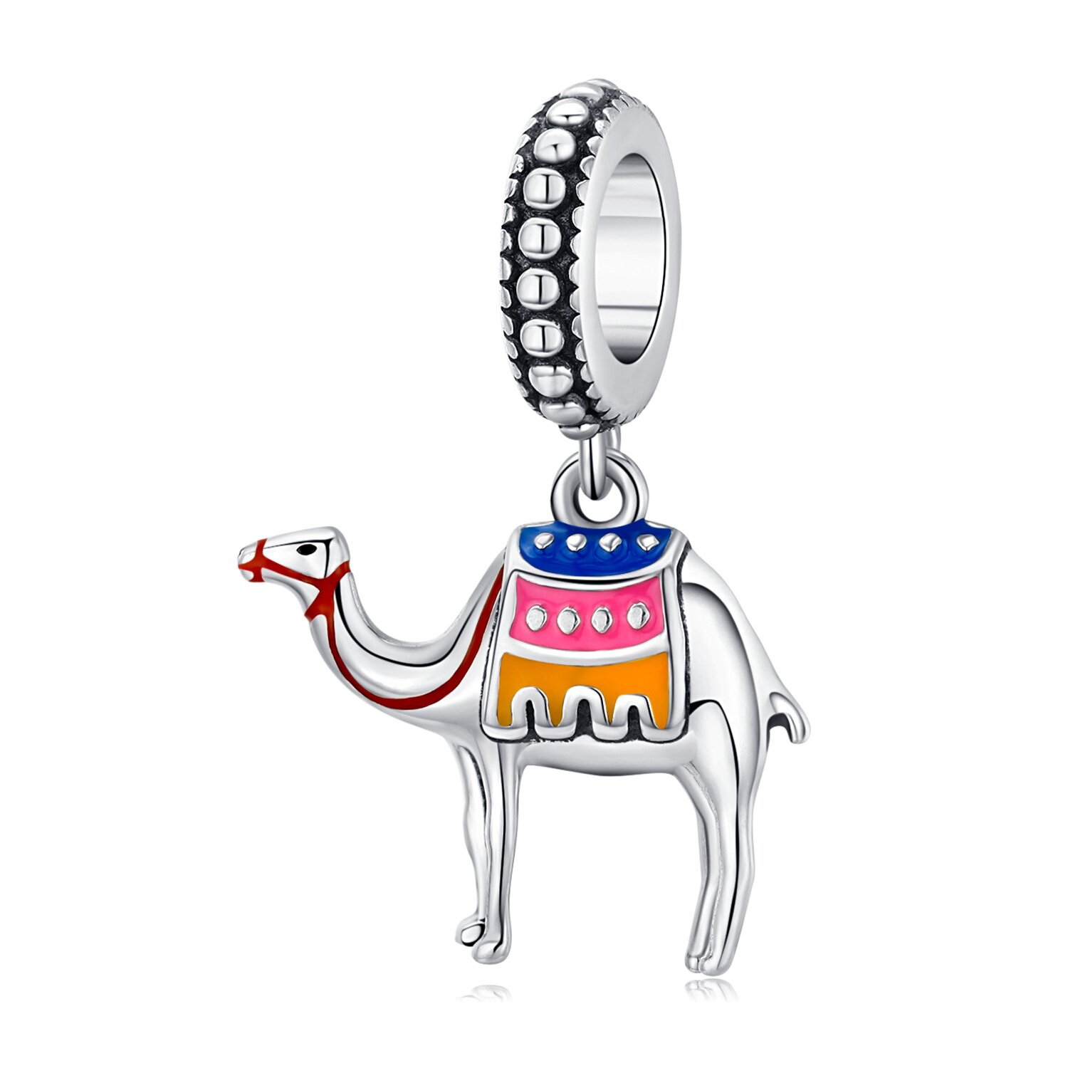 Talisman din argint coloured camel