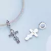 Talisman din argint Cross of Jesus picture - 4