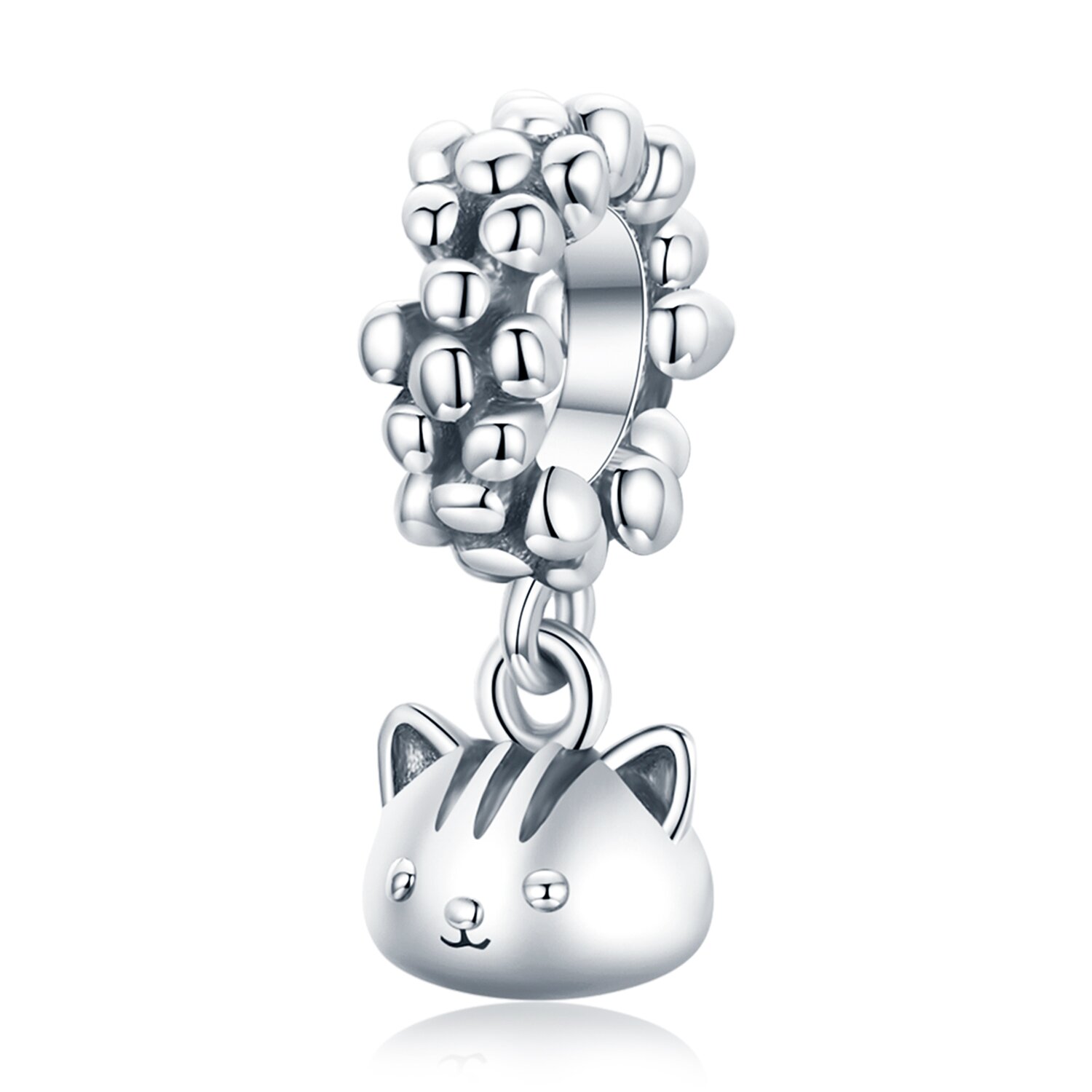 Talisman din argint cu Cap de Pisica (toate)