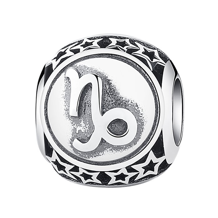 Talisman din argint cu Zodia Capricorn image0