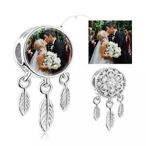 Talisman din argint Custom Photo Dream Catcher