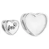 Talisman din argint Custom Photo Heart Love picture - 2