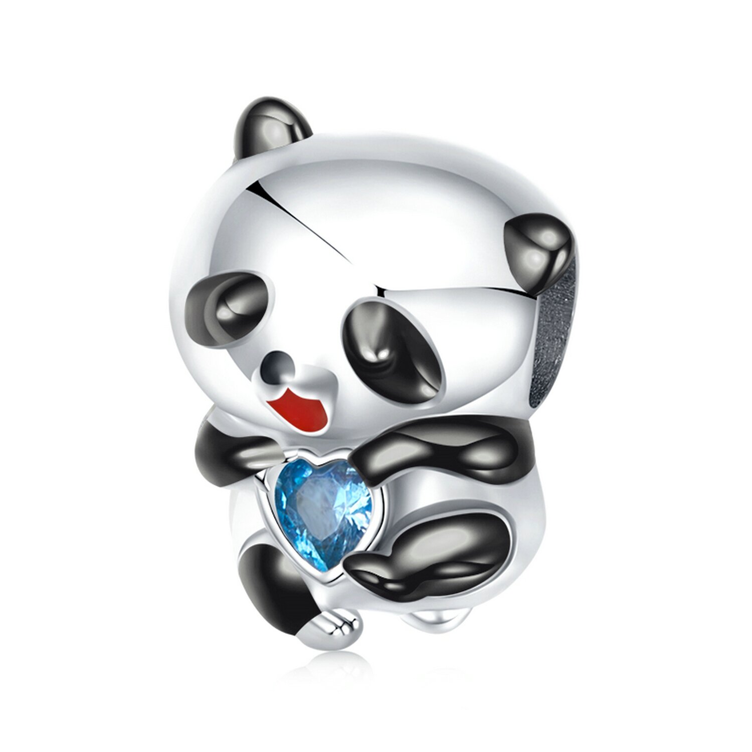 Talisman din argint Cute Boy Panda image0