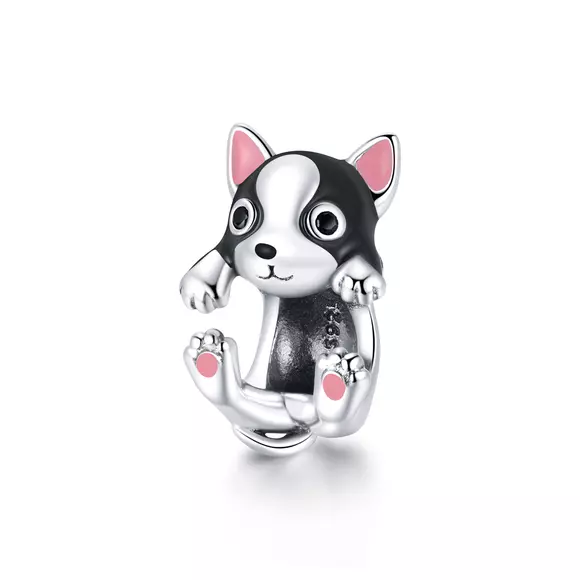 Talisman din argint Cute Puppy Charm