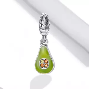 Talisman din argint Cute Sparkling Avocado
