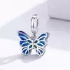 Talisman din argint Double Layered Butterfly