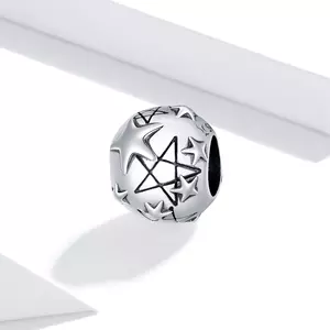Talisman din argint Drawn Stars