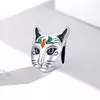 Talisman din argint Egyptian Cat