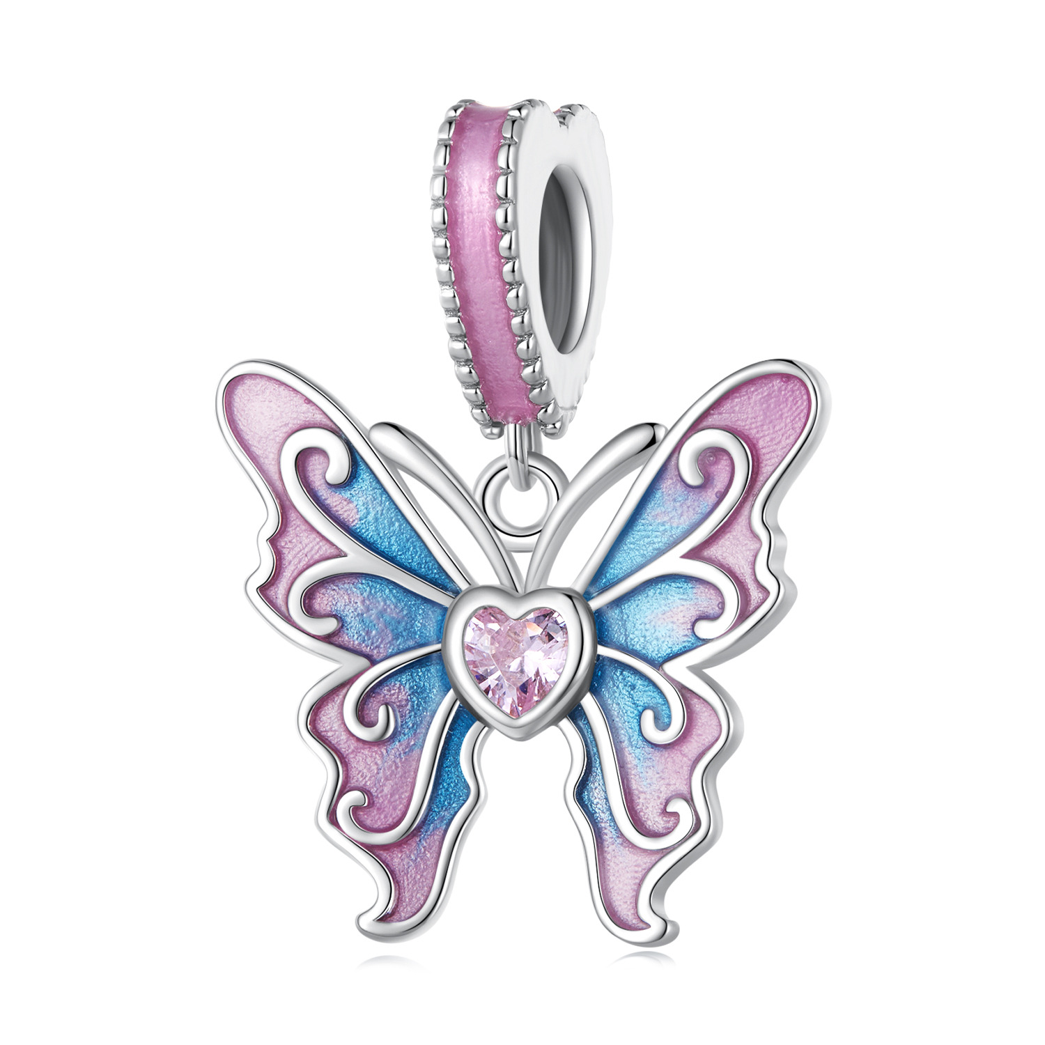 Talisman din argint Fairy Butterfly image8