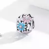 Talisman din argint Flowers and Butterflies Charm