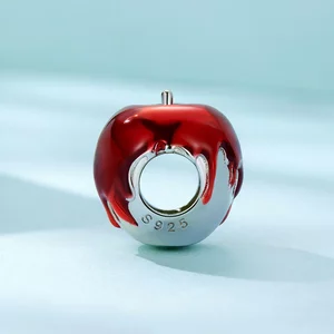 Talisman din argint Glazed Apple
