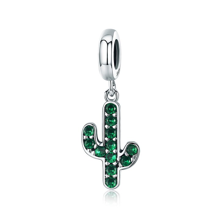 Talisman din argint Glittering Cactus image13