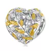 Talisman din argint Golden Crystal Foliage picture - 1