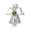 Talisman din argint Guardian Angel Heart picture - 1
