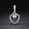 Talisman din argint Heart Mom picture - 3