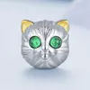 Talisman din argint Hypnotizing Cat picture - 6