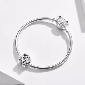 Talisman din argint In Love with Letter R