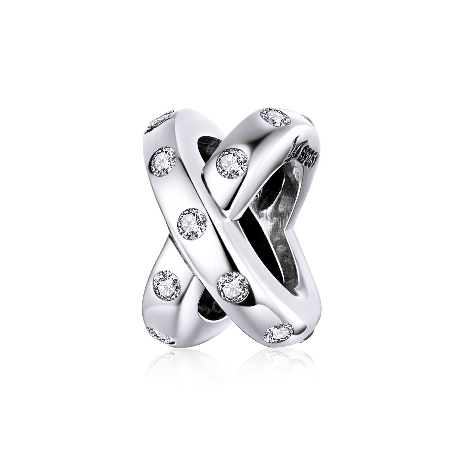 Talisman din argint Intersected Stones argint