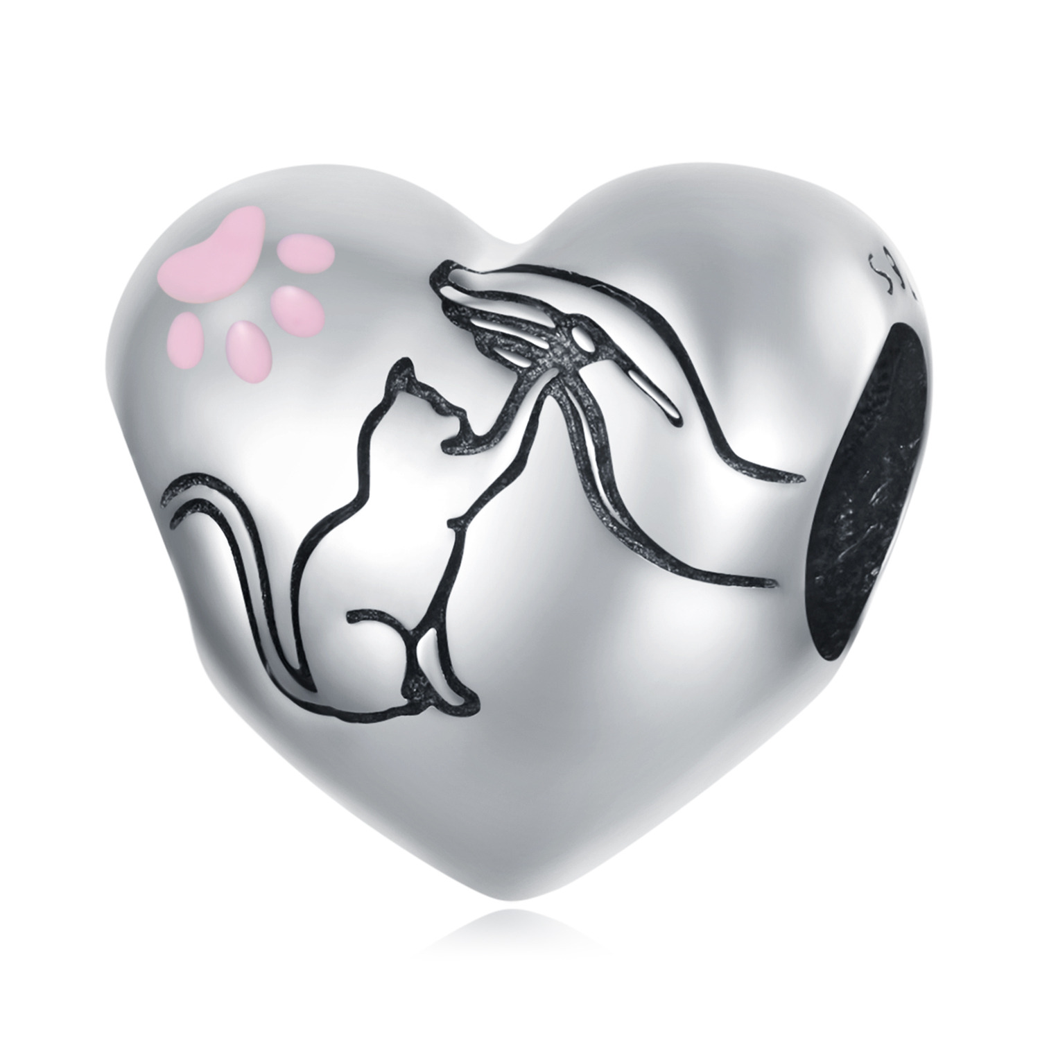 Talisman din argint Love My Cat image5