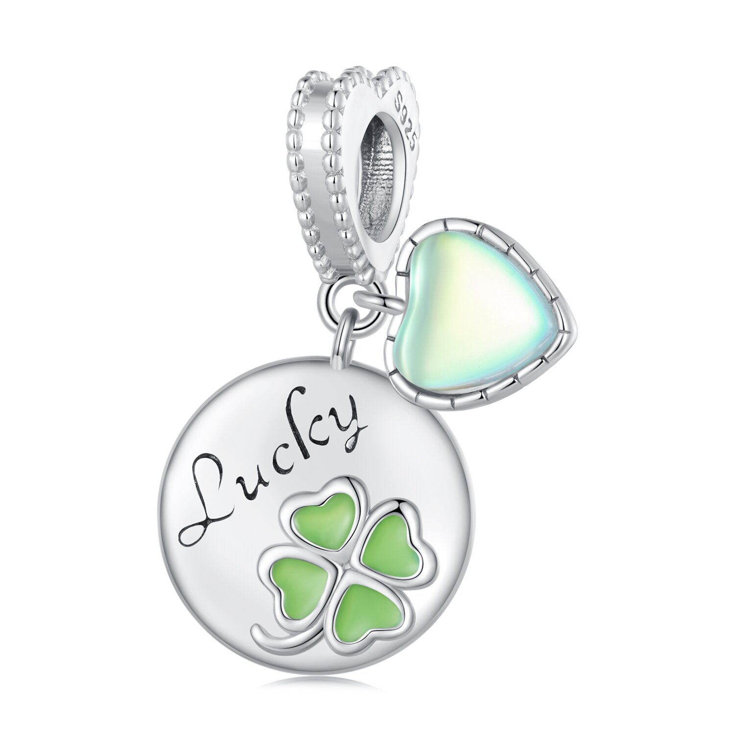 Talisman din argint Lucky Clover (toate)