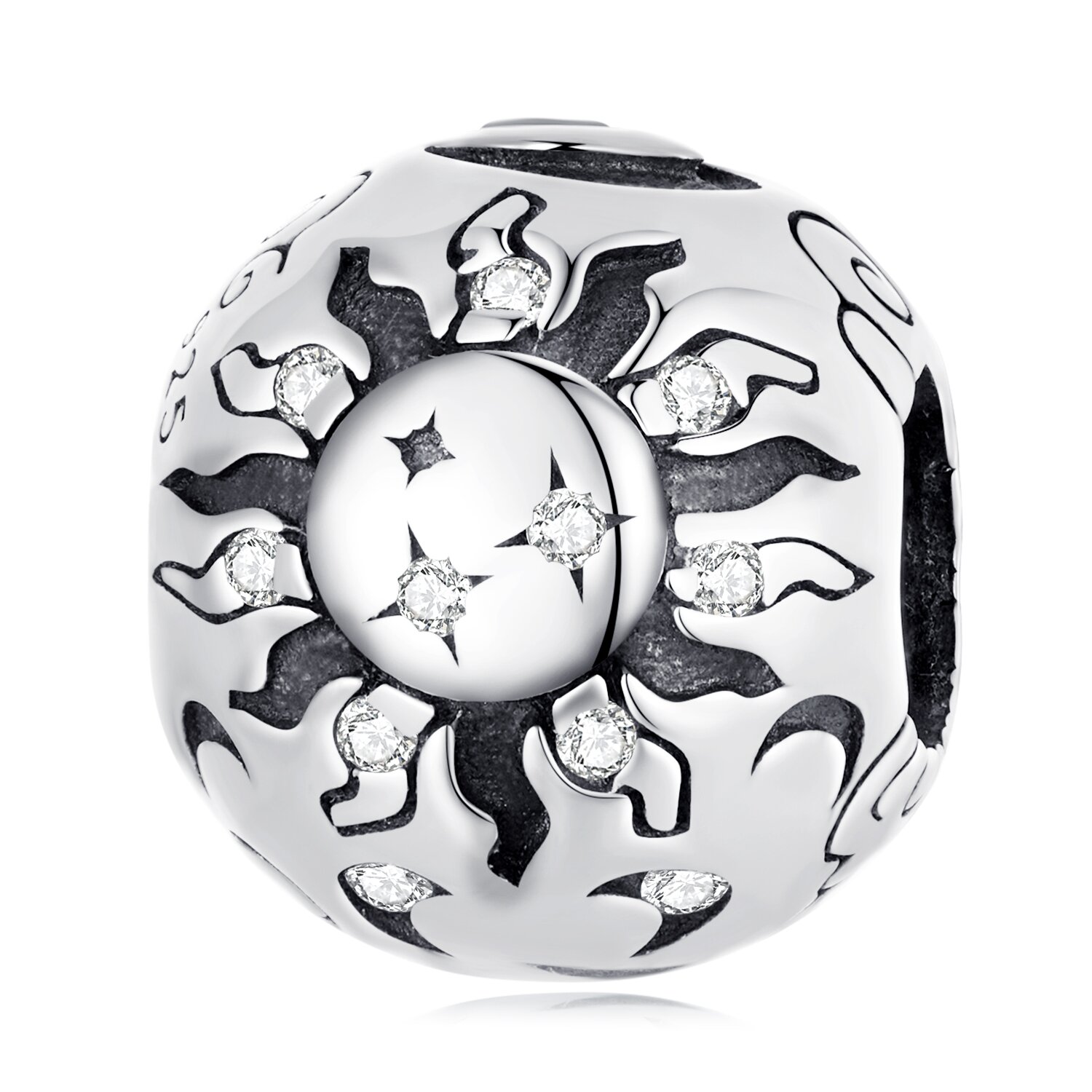 Talisman din argint majestic sun