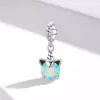 Talisman din argint Opal Little Unicorn