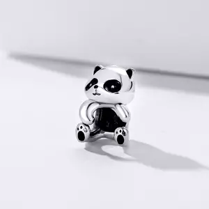 Talisman din argint Panda Hug