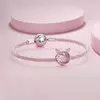 Talisman din argint Pink Glass Cat picture - 5