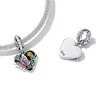 Talisman din argint Purple Butterfly