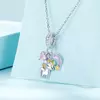 Talisman din argint Rainbow Baby Unicorn picture - 2