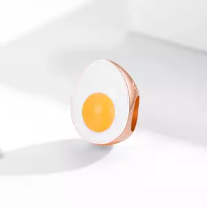 Talisman din argint Rose Gold Egg