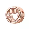 Talisman din argint Rose Gold Smiley Bead picture - 1