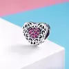 Talisman din argint Rosy Heart picture - 3