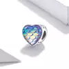 Talisman din argint Scaly Heart picture - 2