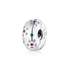 Talisman din argint Shiny Flowers Clips picture - 1