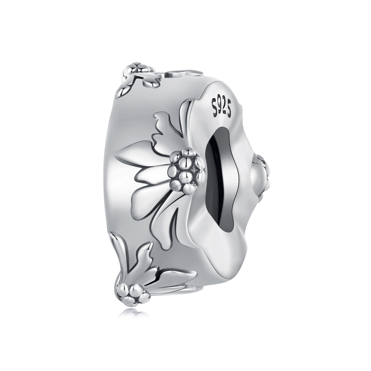 Talisman din argint Silver Blooming flowers image13