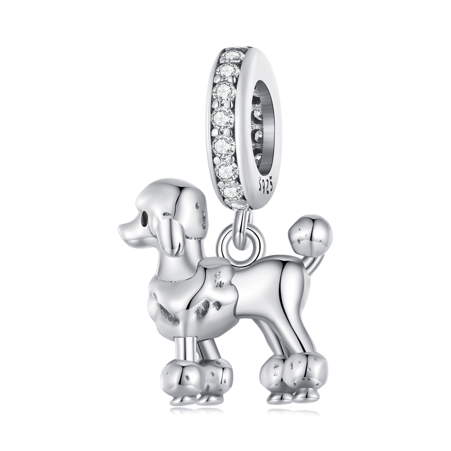 Talisman din argint Silver Poodle image13