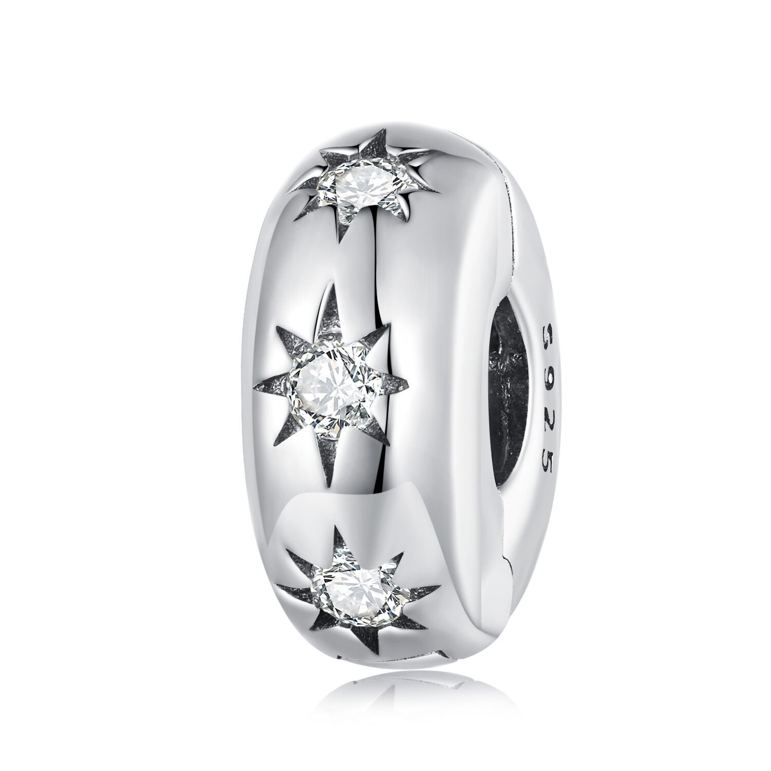 Talisman din argint silver shiny sun