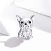 Talisman din argint Simple Bulldog