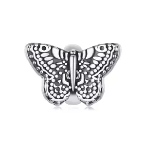 Talisman din argint Simple Vintage Butterfly