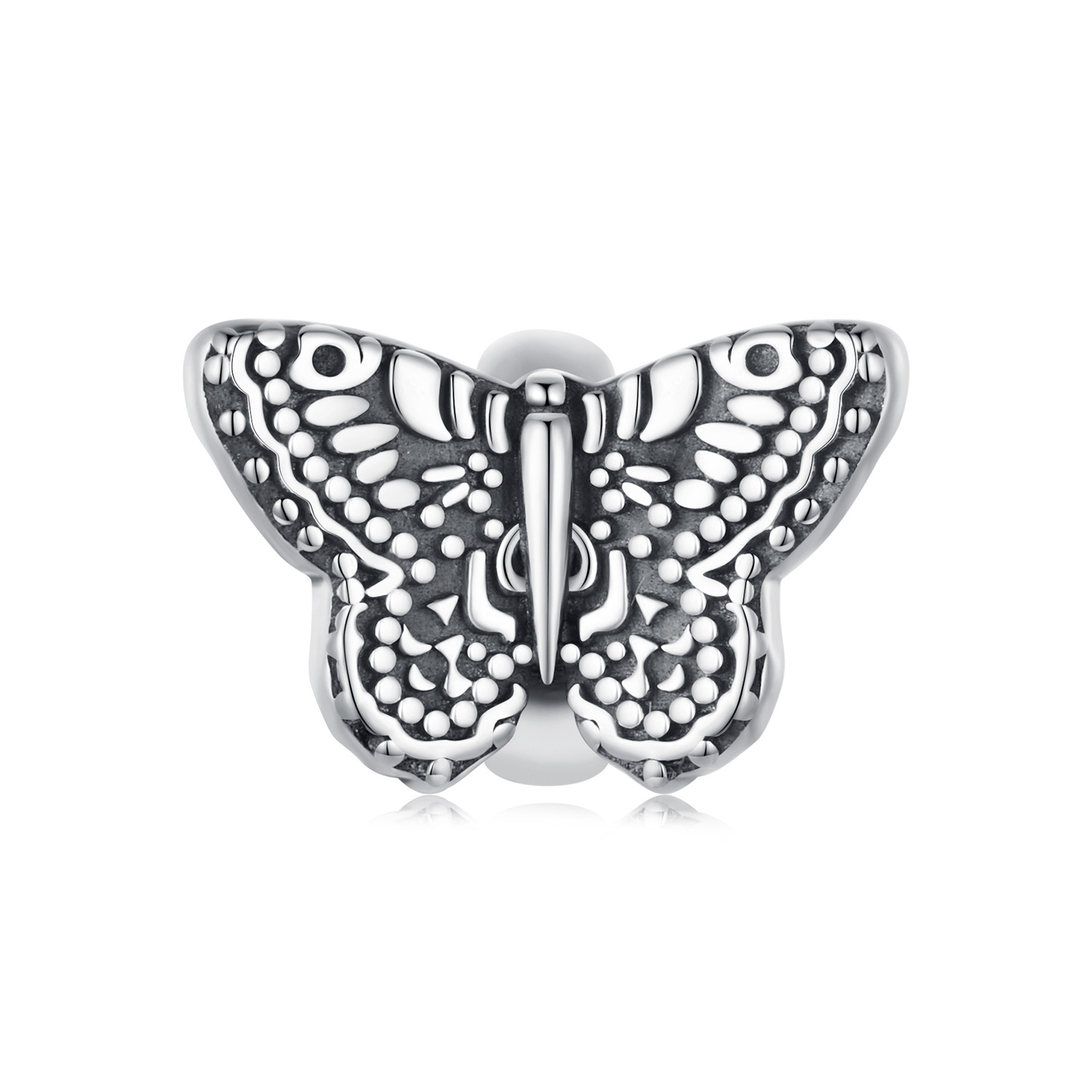Talisman din argint Simple Vintage Butterfly image8