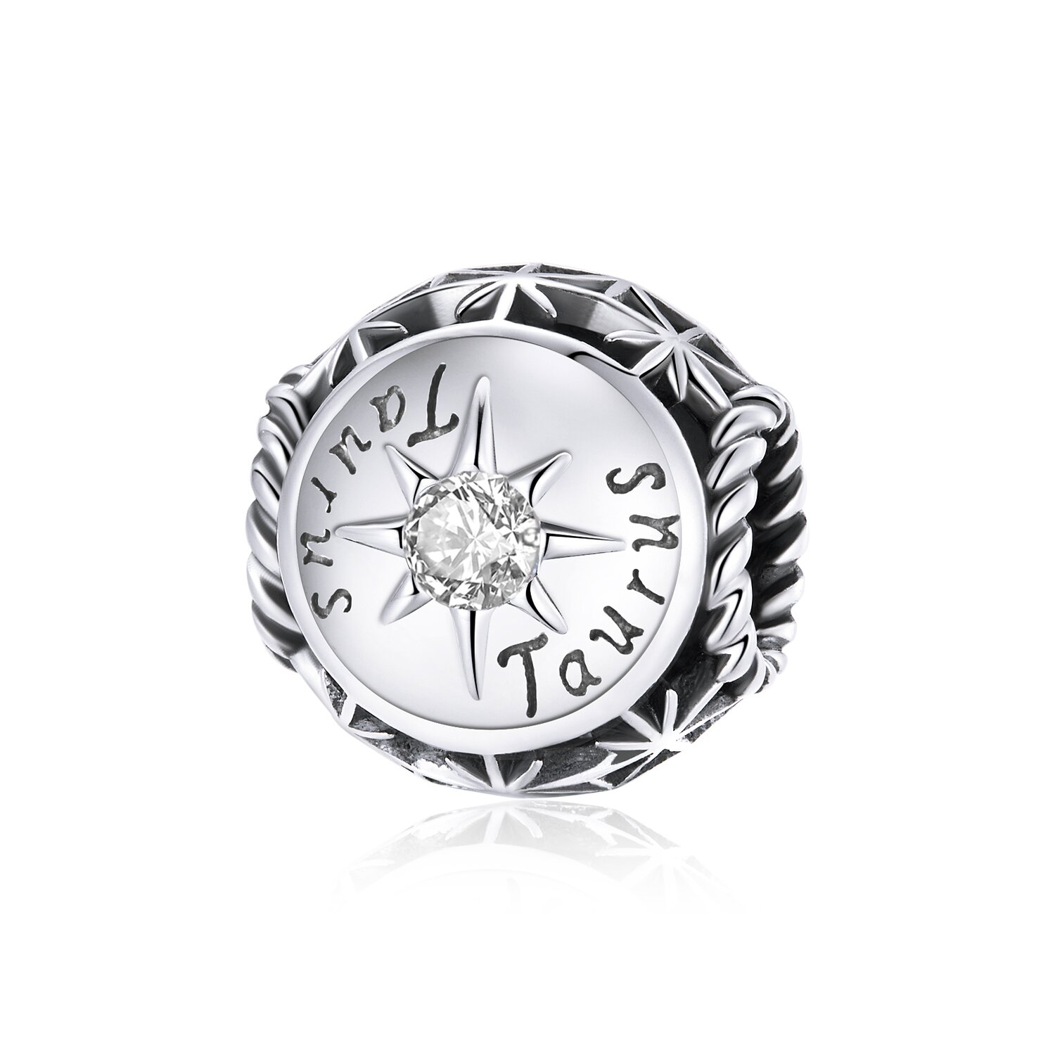 Talisman din argint Taurus Zodiac Sun argint