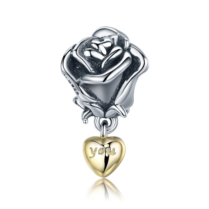 Talisman din argint Trandafir cu Dragoste image9