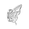 Talisman din argint Two halves Butterfly picture - 3