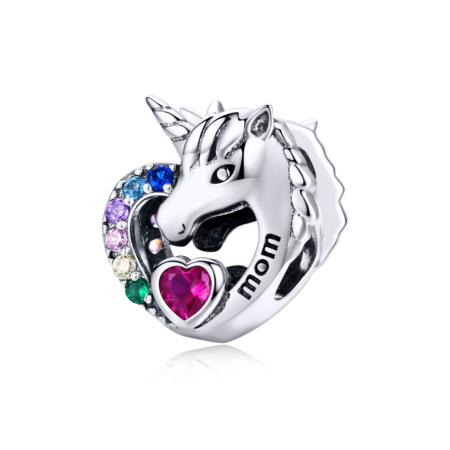 Talisman din argint Unicorn Love argint
