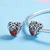 Talisman din argint Vintage Birthstone - Ianuarie picture - 3