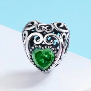 Talisman din argint Vintage Birthstone - Mai