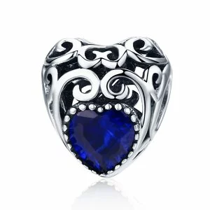 Talisman din argint Vintage Birthstone - Septembrie