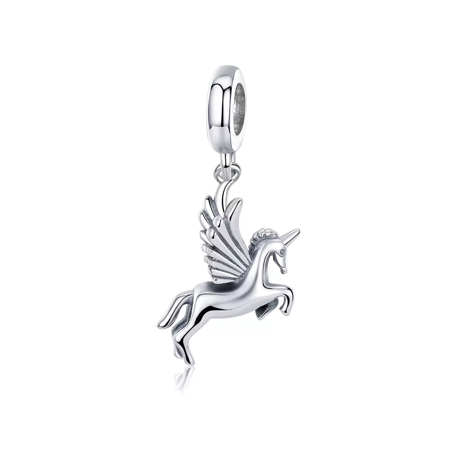 Talisman din argint Winged Unicorn