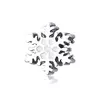 Talisman din argint Winter White Snowflake picture - 1